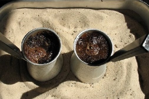 Кофе на песке теперь готовят и в Кировограде