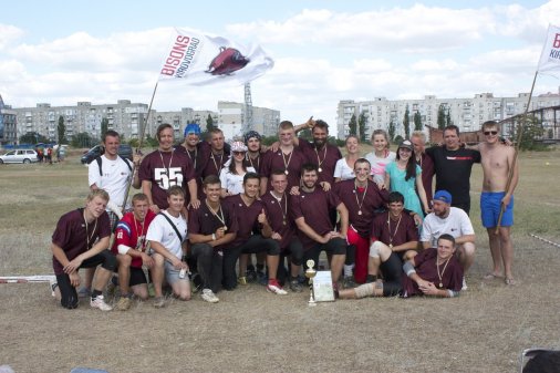 Кировоградская команда "Bisons" стала чемпионом по американскому футболу
