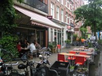 Літнє кафе в Амстердамі, фото - з сайту http://outerhop.com