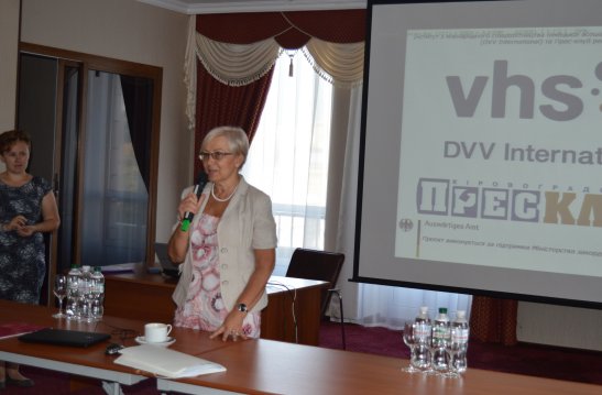 Аніта Якобсоне, регіональний директор DVV International в Україні, Молдові, Білорусії