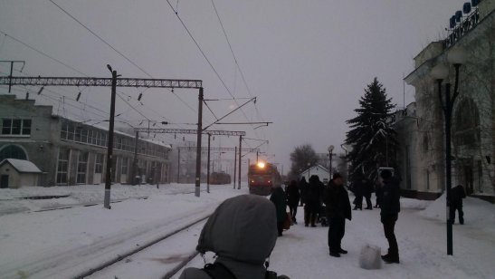 електричка “Олександрія - Помічна” на станції Кропивницький