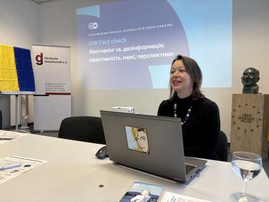 Фактчекерка команди Deutsche Welle (DW) Тетяна Клуг